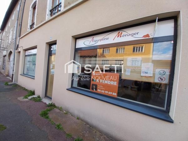 Grand Local commercial à Aigueperse