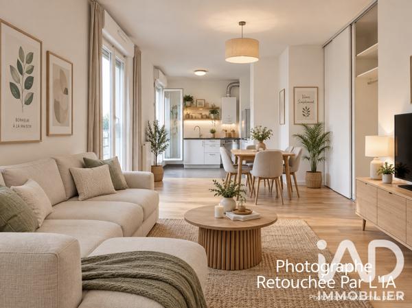 Appartement à vendre 3 pièces 61,23 m² Puteaux