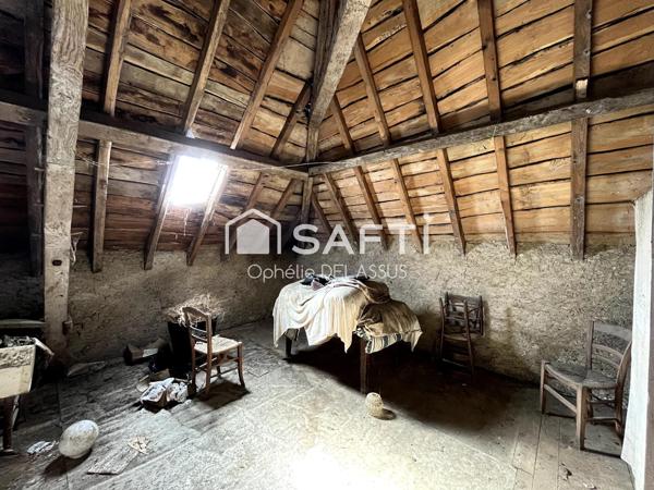 MAISON DE CARACTÈRE AVEC TERRAIN ET BOIS