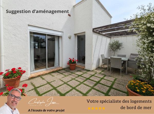 T3 avec jardin et parking privé proche plage