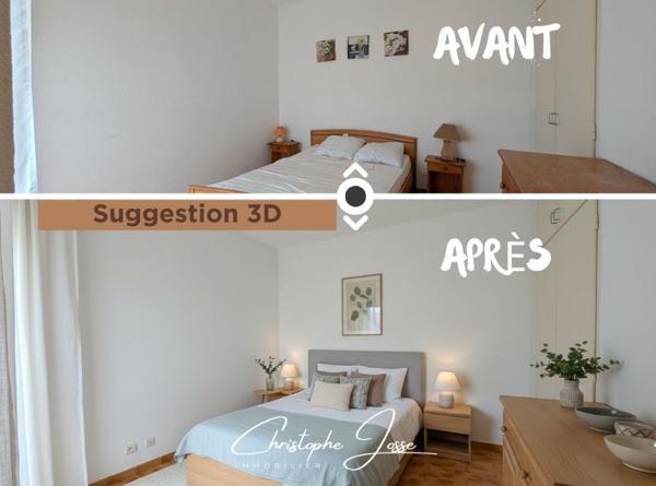 T3 avec jardin et parking privé proche plage