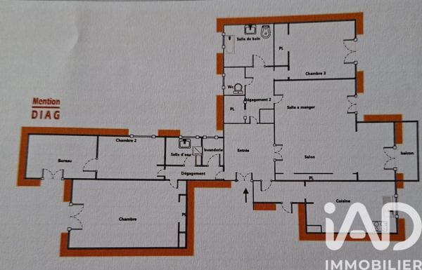 Appartement à vendre 6 pièces 120 m² 