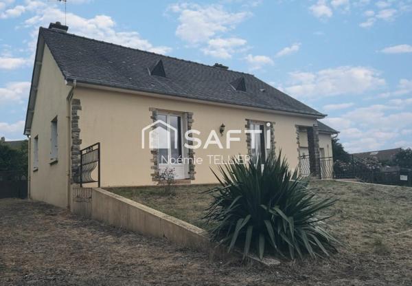 Maison de plain pied avec hangar