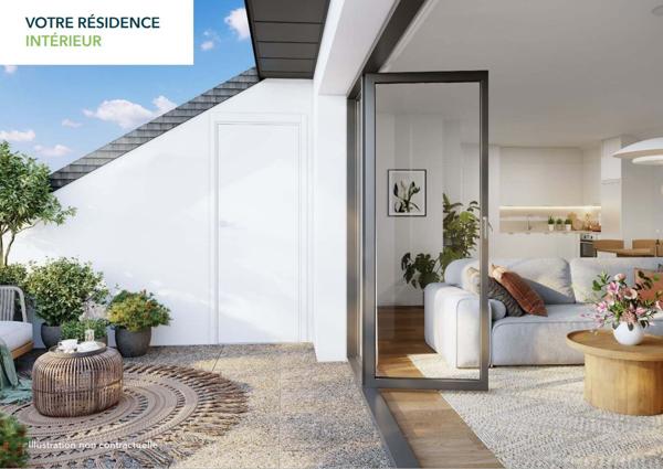 Appartement neuf T3 70.60m² terrasse sur les bords de la Loire