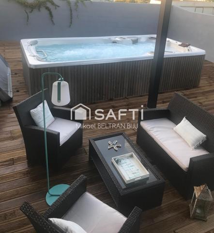 Villa contemporaine meublée, à deux pas de la mer