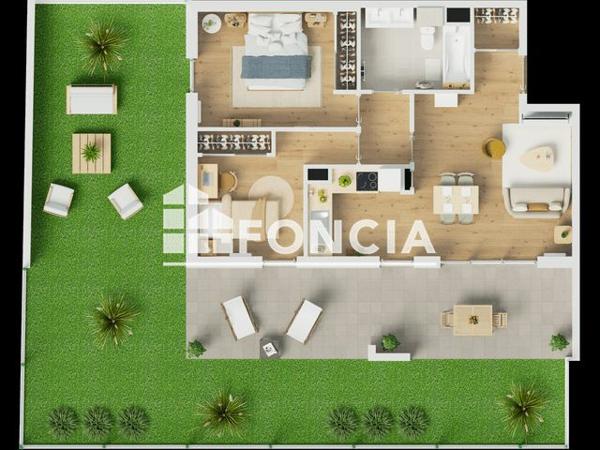 À vendre Appartement 3 pièces 54.38 m² - Fréjus 83600