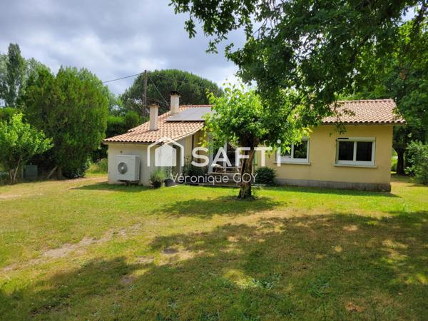 Pavillon rénové avec grande dépendance