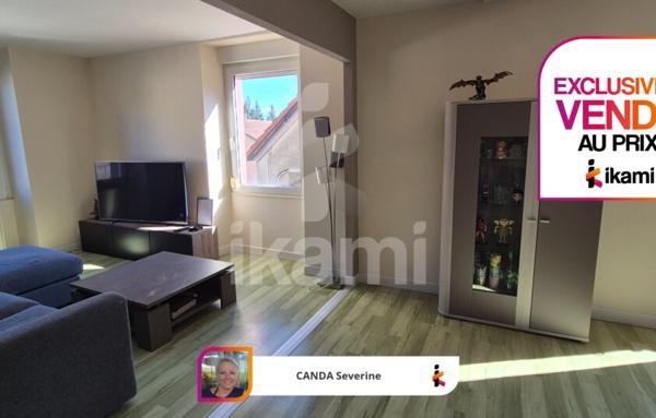 Sympathique appartement T3 fonctionnel et lumineux