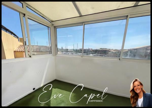 Appartement à vendre 2 pièces LE CAP D'AGDE (34), T2 Rénové avec vue Mer + Parking Privatif