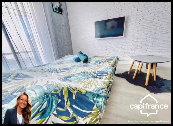 Appartement à vendre 2 pièces LE CAP D'AGDE (34), T2 Rénové avec vue Mer + Parking Privatif