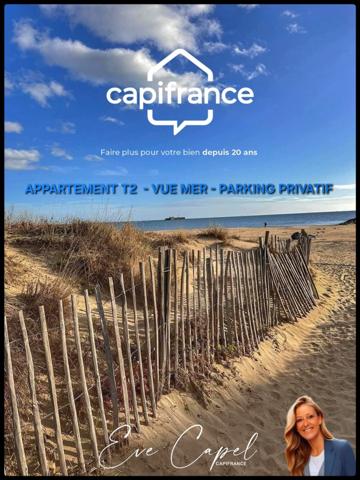 Appartement à vendre 2 pièces LE CAP D'AGDE (34), T2 Rénové avec vue Mer + Parking Privatif