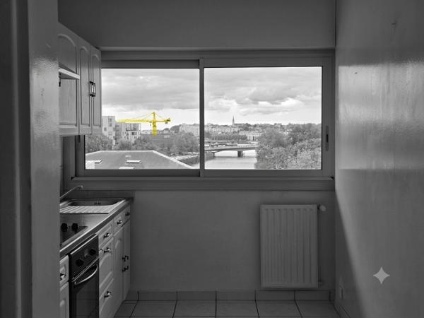 Appartement T2 – Grand balcon – Vue panoramique sur Nantes & Loire