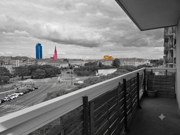 Appartement T2 – Grand balcon – Vue panoramique sur Nantes & Loire