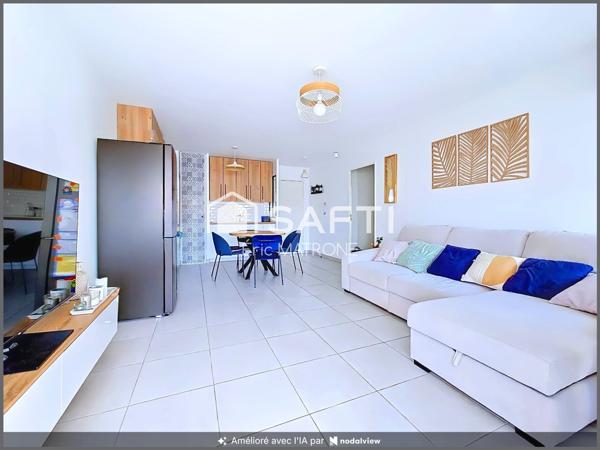 Superbe appartement 3 pièces 62 m² avec box fermé