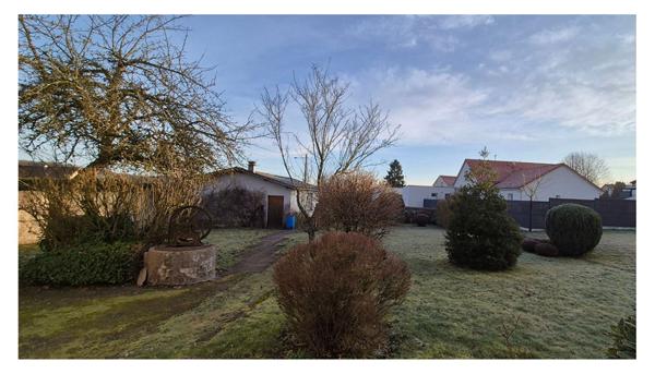 Deyvillers - Maison mitoyenne d'un coté - 192 m2 - garages, terrasse et terrain