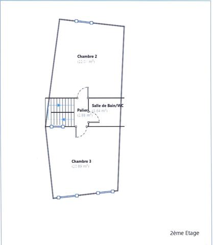 Maison de ville habitable de suite de 10 pièces BOURGANEUF (23)
