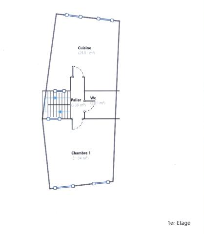 Maison de ville habitable de suite de 10 pièces BOURGANEUF (23)