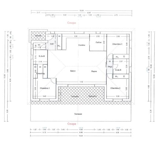 Villa neuve de 102 m2, Studio inépendant- Terrain de 684 m2 piscinable