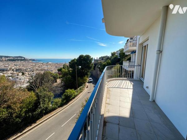 NICE - ST PHILIPPE APPARTEMENT T2/48,50M² TERRASSE VUE MER