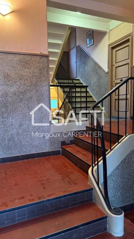 Appartement de 75 m² avec cave et garage.