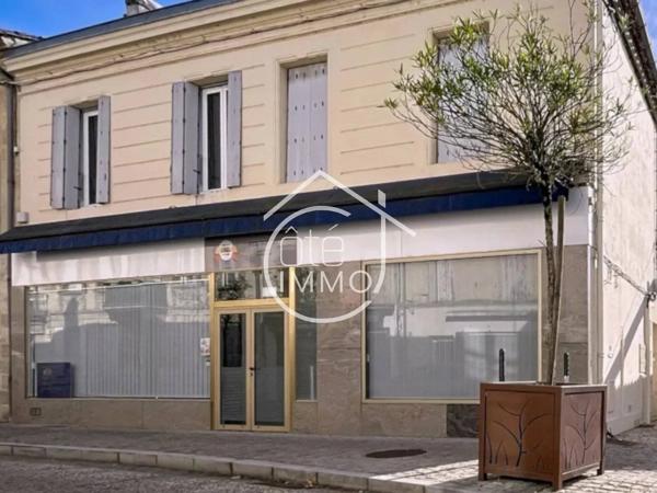 Castillon-la-Bataille: Local commercial avec cave et studio