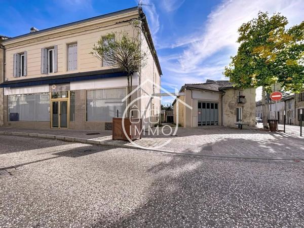 Castillon-la-Bataille: Local commercial avec cave et studio