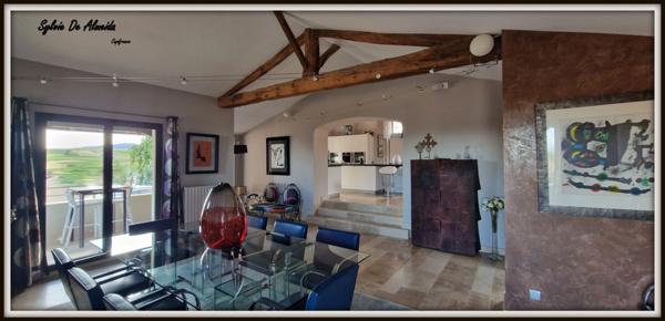 Maison Atypique,325 m²,vue, piscine, pierre, caractère à vendre 6 pièces SAINT VERAND (71)Bourgogne