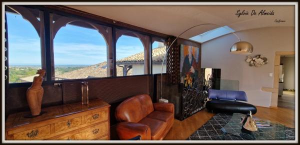 Maison Atypique,325 m²,vue, piscine, pierre, caractère à vendre 6 pièces SAINT VERAND (71)Bourgogne