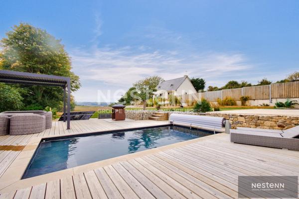 A vendre ? Maison d architecte 5 chambres avec vue degagee sur la baie ? HILLION