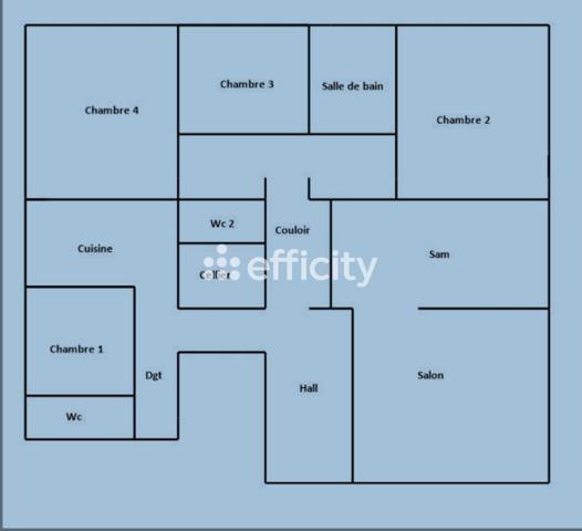 Appartement 5 pièces - 123 m²