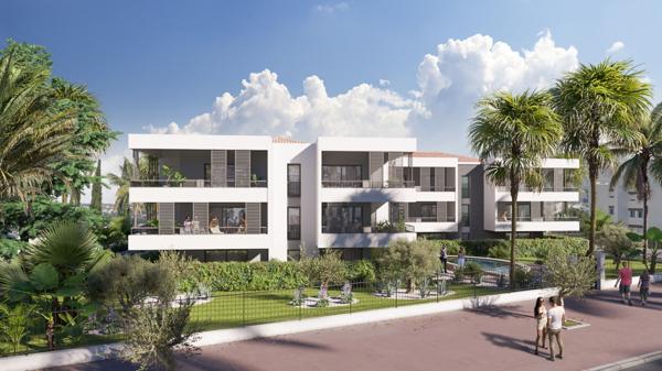 Cannes – Petit Juas – Derniers 2 pièces dans résidence neuve avec piscine