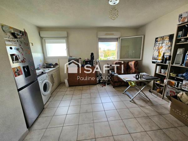 Appartement type F2 avec place de parking, loué