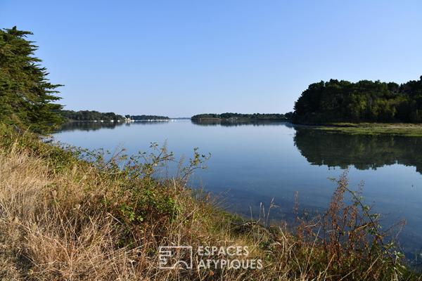 Villa avec piscine et vue panoramique sur le Golfe du Morbihan