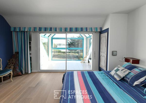 Villa avec piscine et vue panoramique sur le Golfe du Morbihan