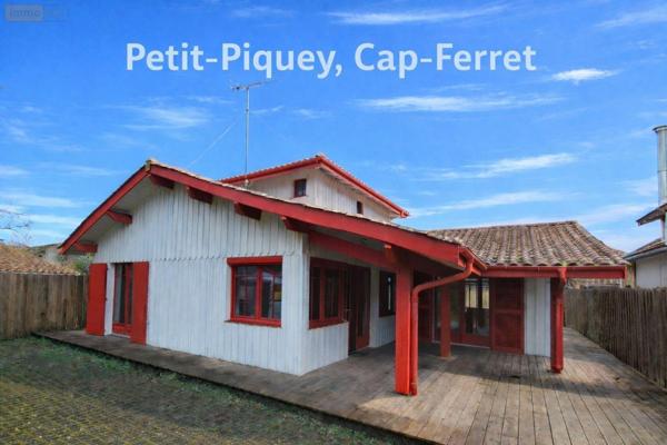 Maison à vendre à Lège-Cap-Ferret en Gironde (33950), ref : 33186/173   
Le petit Piquey