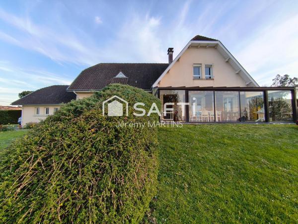 Une maison familiale, vue campagne, calme absolu et volumes généreux