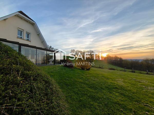 Une maison familiale, vue campagne, calme absolu et volumes généreux