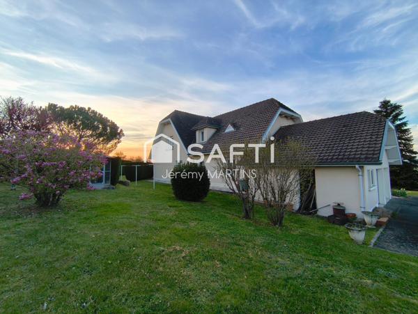 Une maison familiale, vue campagne, calme absolu et volumes généreux