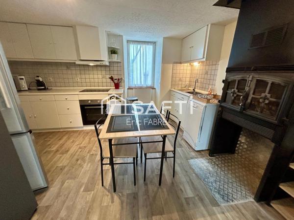 Maison 2 chambres salon cuisine terrasse cave