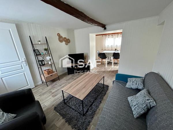 Maison 2 chambres salon cuisine terrasse cave