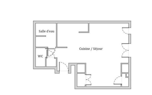 Appartement à vendre    1 pièce • 30,47 m2 Lyon 7