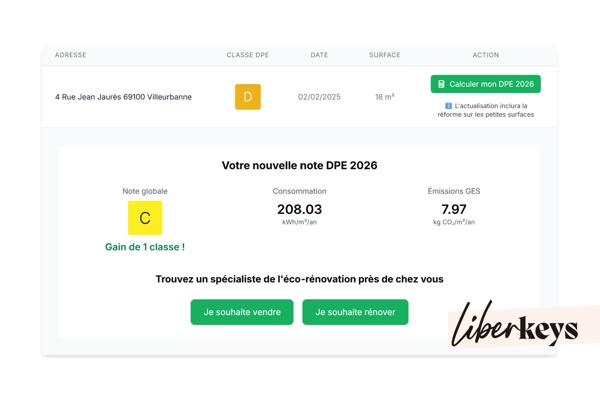 Appartement T1 de 24,10m² - Avec mezzanine - Villeurbanne limite Lyon 3 