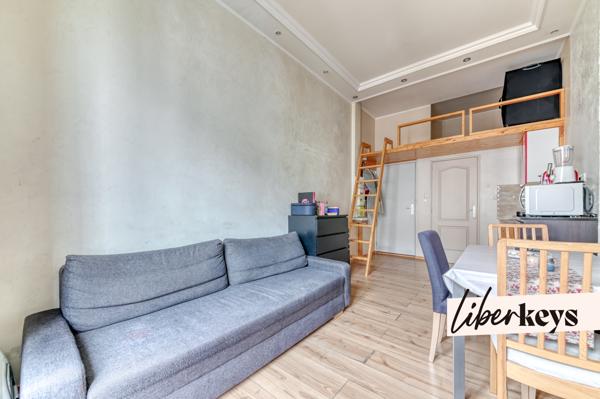 Appartement T1 de 24,10m² - Avec mezzanine - Villeurbanne limite Lyon 3 