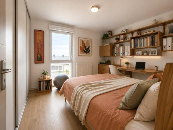 Appartement T3 avec terrasse, en résidence séniors