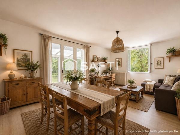Maison T3 dans un bel écrin de verdure – Sadirac