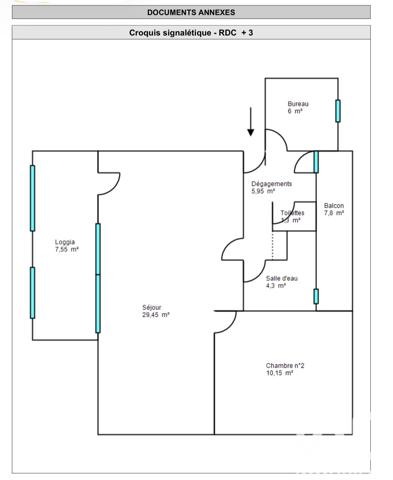 Appartement à vendre 2 pièces 57,15 m² Narbonne