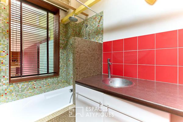 Maison de ville à l’abri des regards