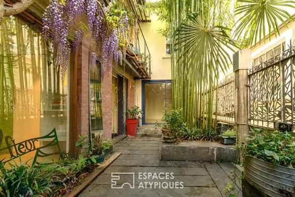 Maison de ville à l’abri des regards