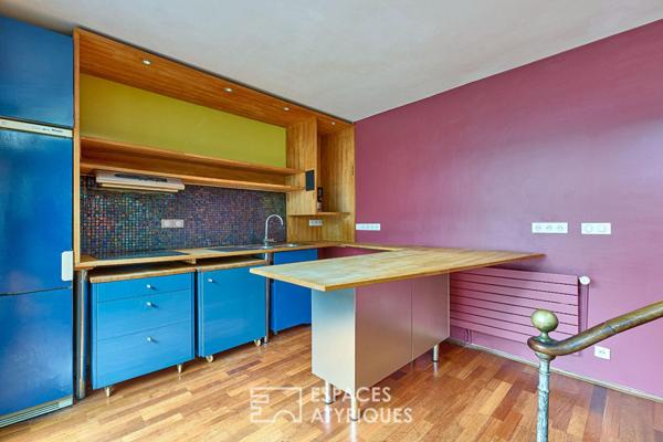 Maison de ville à l’abri des regards