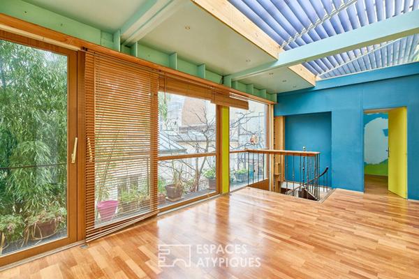 Maison de ville à l’abri des regards